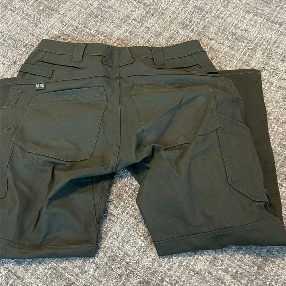 Men's 1620 Green Work Pants - Picture 3 of 6